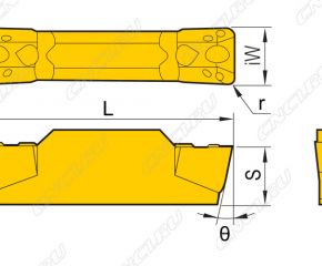 MẢNH DAO CHÍCH RÃNH MGMN200-T HR7125 HUAREAL