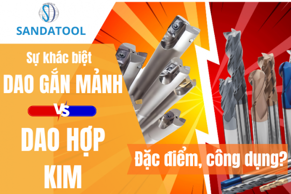 dao carbide vs dao gắn mảnh