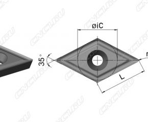 MẢNH DAO TIỆN VBMT110304-TM HR7125 HUAREAL