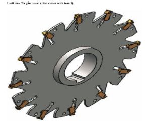 Lưỡi cưa đĩa gắn insert