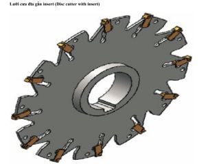 Dao phay đĩa gắn insert