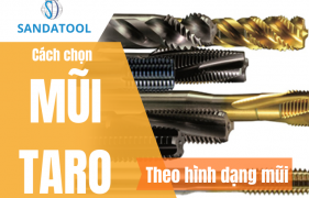 Taro xoắn, taro thẳng là gì? Cách chọn mua mũi taro cơ khí phù hợp?