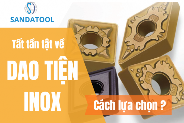dao tiện inox