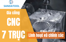 Gia công CNC 7 trục – Đỉnh cao của độ linh hoạt và chính xác