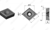 MẢNH DAO TIỆN CCMT09T304-TF HR8115 HUAREAL