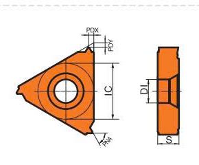 DAO TIỆN REN TRONG 11IR200TR-P HR5225 HUAREAL