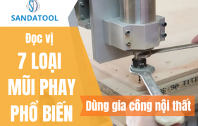 7 loại mũi phay phổ biến