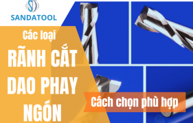 rãnh cắt dao phay ngón sandatool